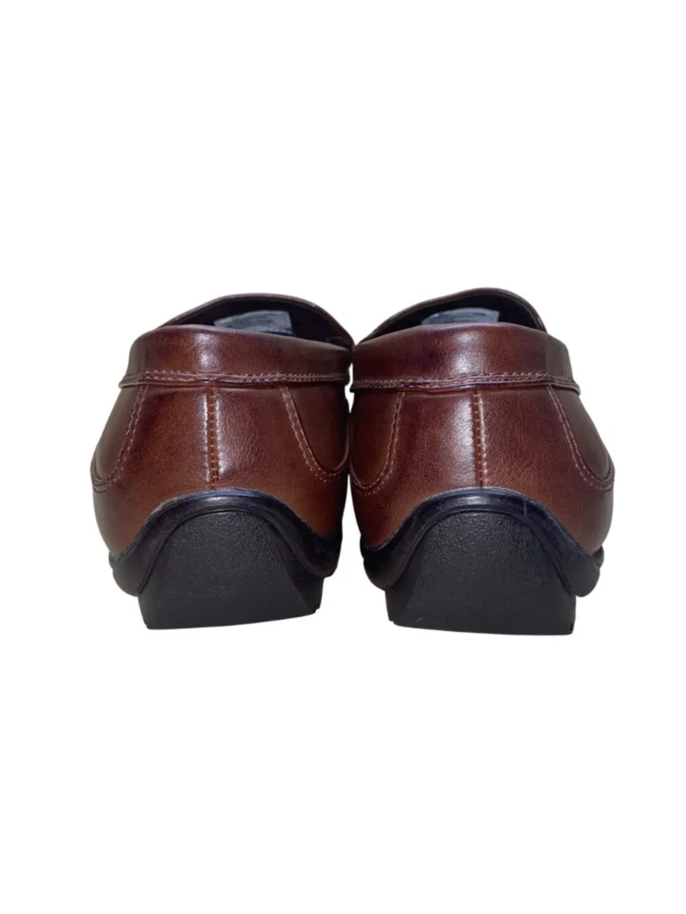 Deer Stags Men’s Brown Faux Leather Slip-On Drive Loafers Shoes Size 10M